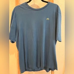 Lacoste Blue Short Sleeve Tee Classic Cotton